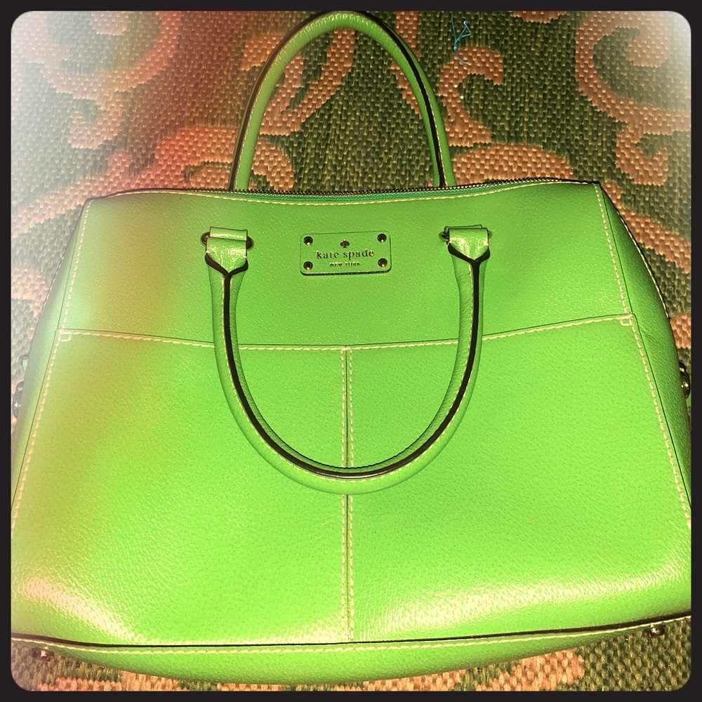 Green Kate Spade NY handbag